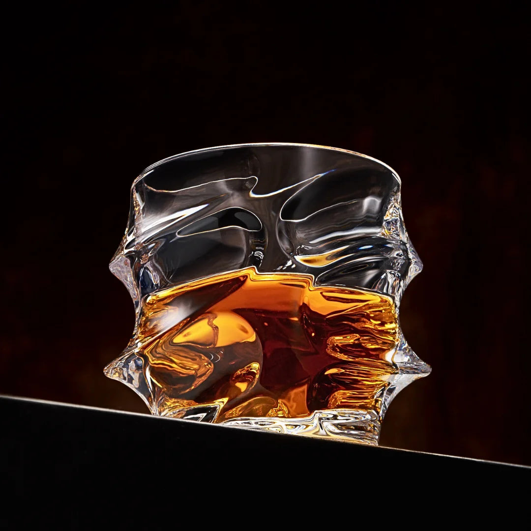 Storm Japanese Crystal Whisky Glass - TsukiGlass