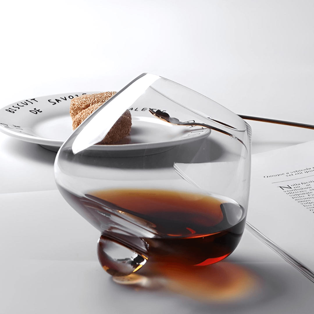 Kami Rotating Crystal Whisky Glass - TsukiGlass