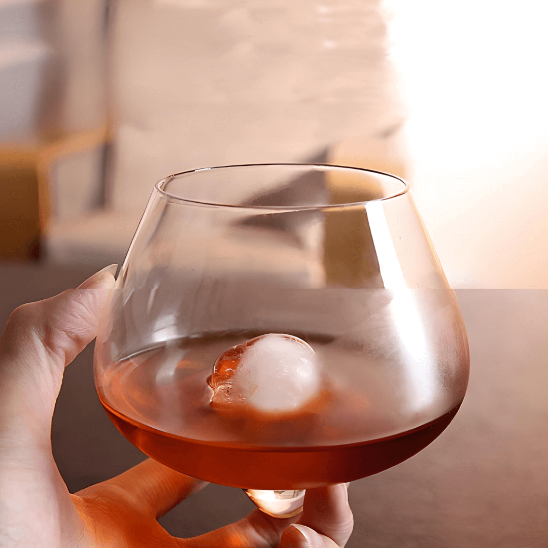 Kami Rotating Crystal Whisky Glass - TsukiGlass