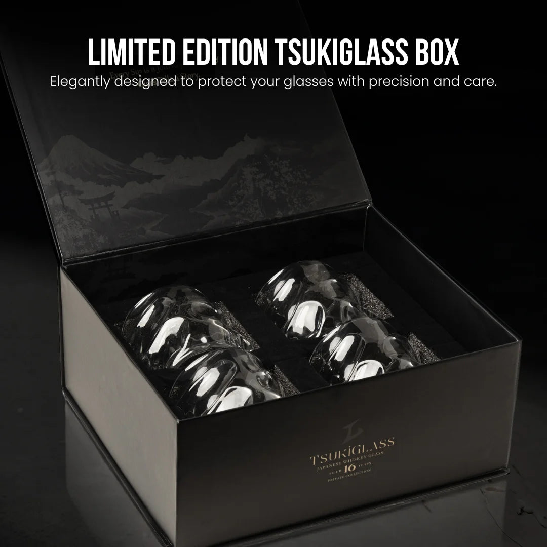Storm Japanese Crystal Whisky Glass - TsukiGlass