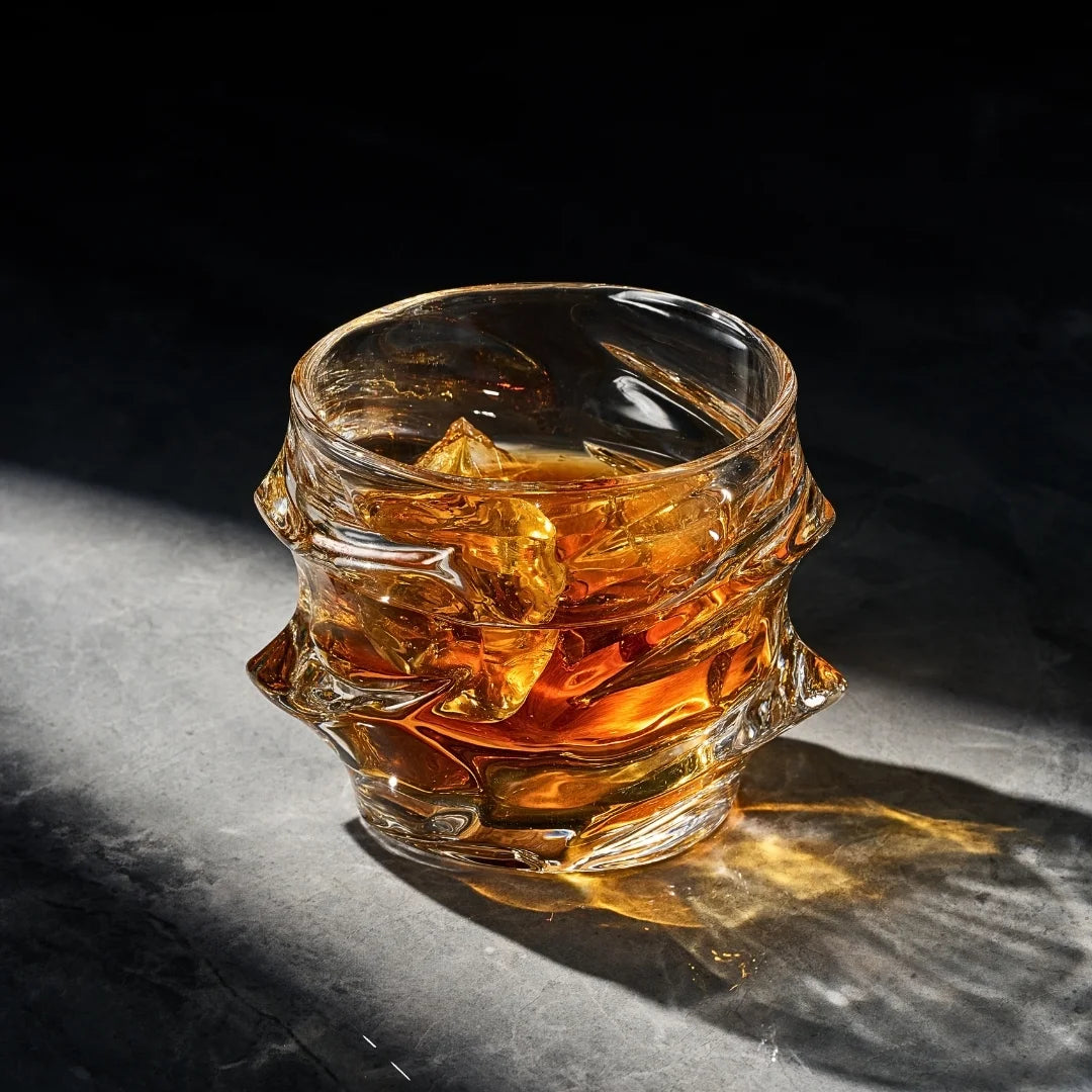 Storm Japanese Crystal Whisky Glass - TsukiGlass
