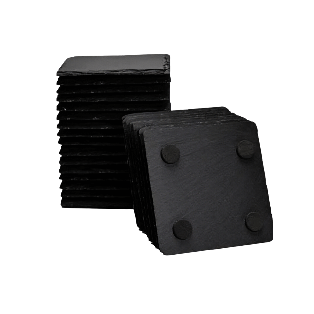 Black Stone Coaster - TsukiGlass