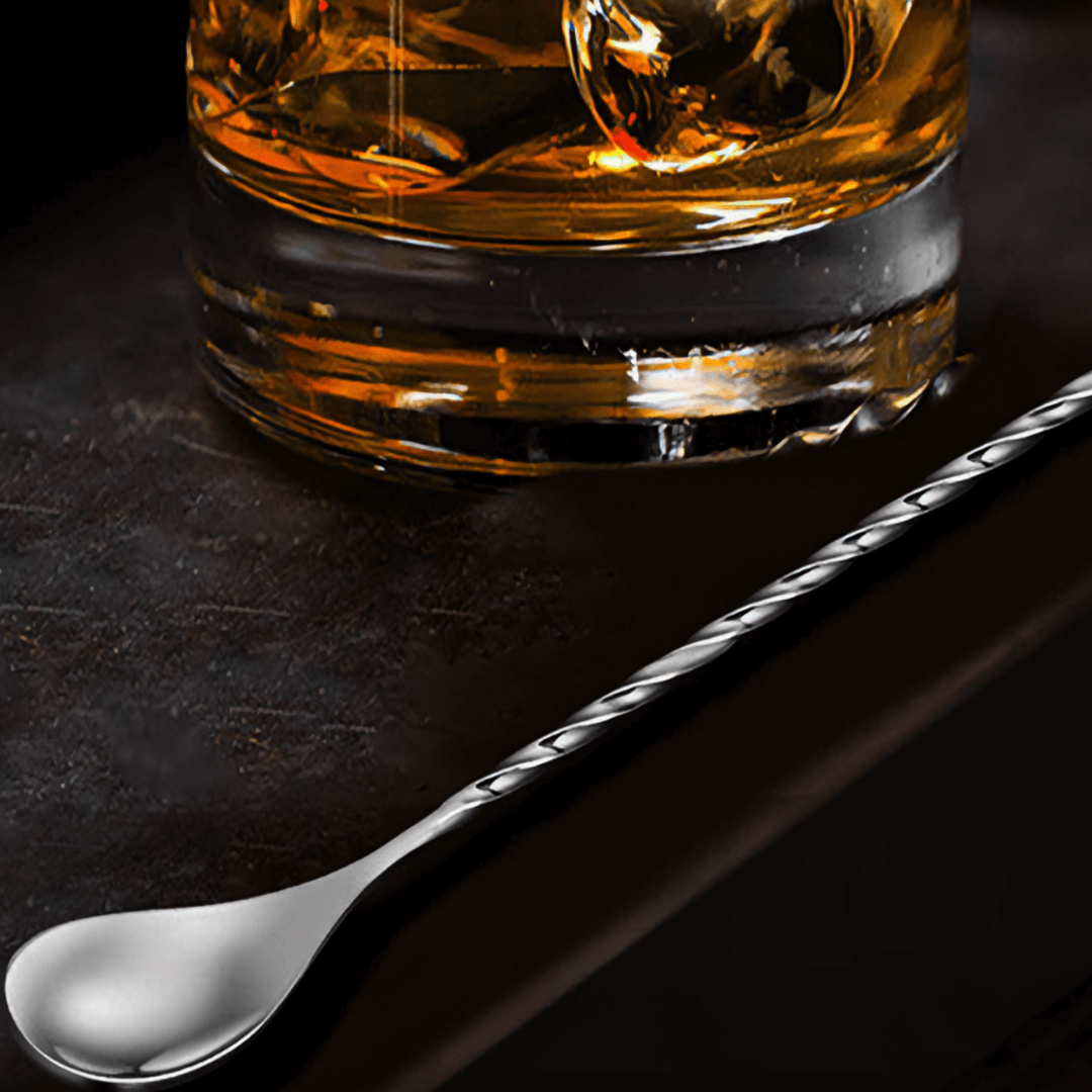 Spiral Mixing Spoon (Stainless Steel) - TsukiGlass