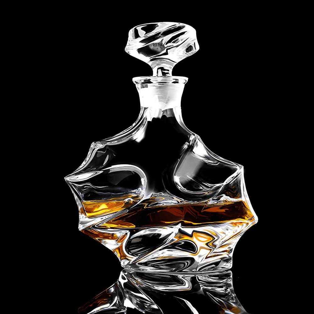 Storm Japanese Crystal Whisky Decanter - TsukiGlass
