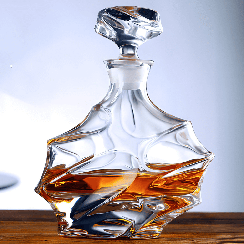 Storm Japanese Crystal Whisky Decanter - TsukiGlass