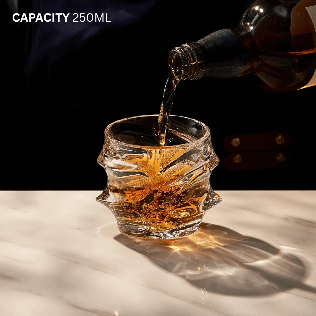 Storm Japanese Crystal Whisky Decanter - TsukiGlass
