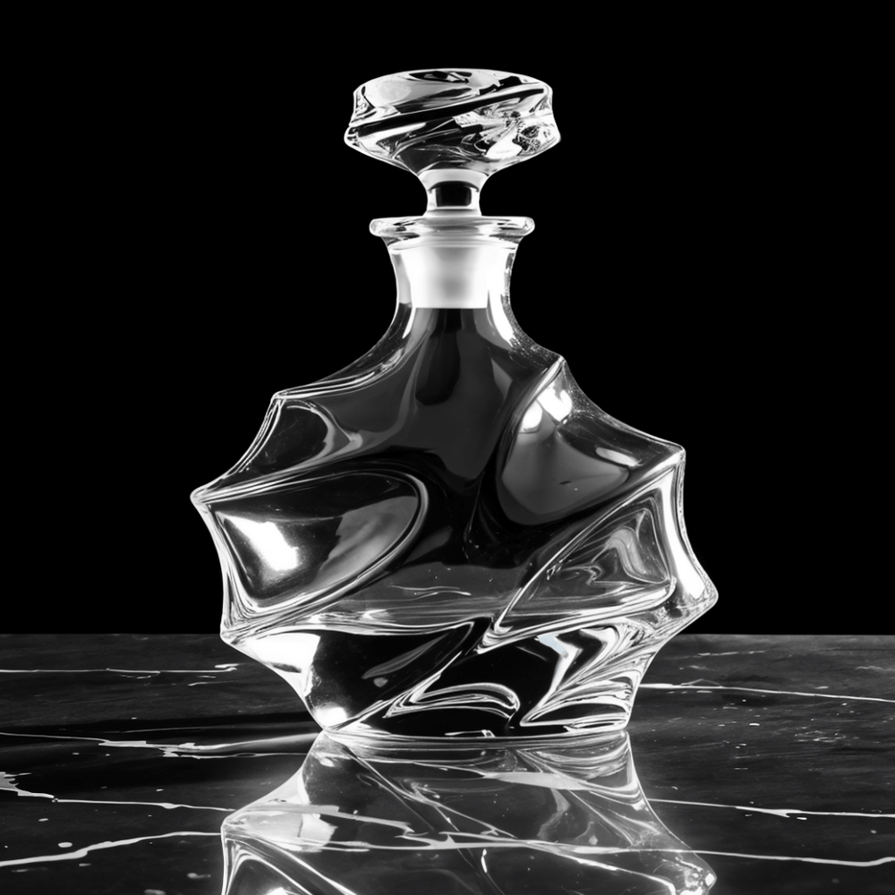 Storm Japanese Crystal Whisky Decanter - TsukiGlass