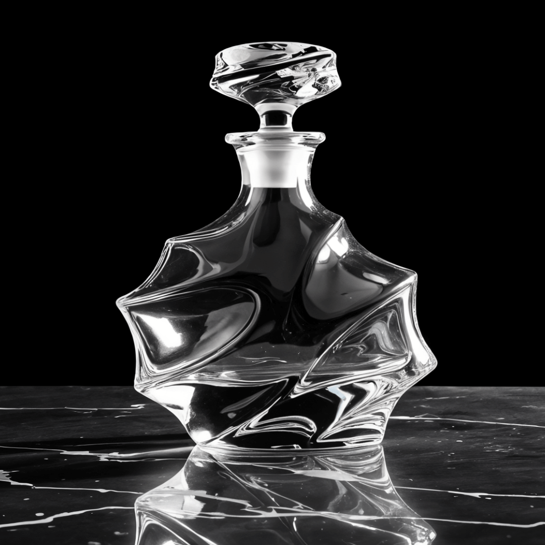 Storm Japanese Crystal Whisky Decanter - TsukiGlass