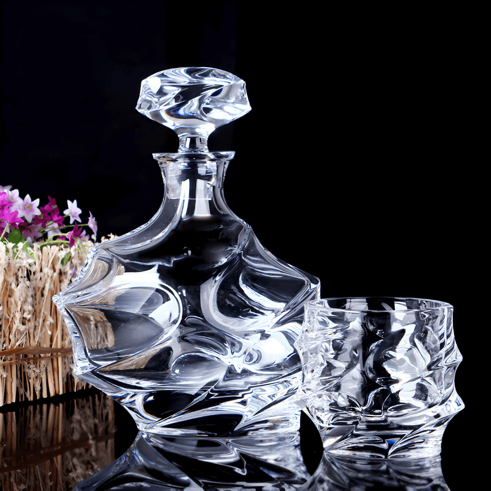 Storm Japanese Crystal Whisky Decanter - TsukiGlass
