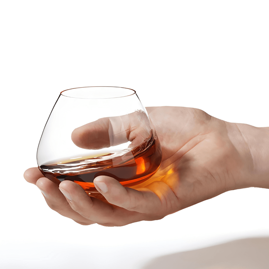 Kami Rotating Crystal Whisky Glass - TsukiGlass