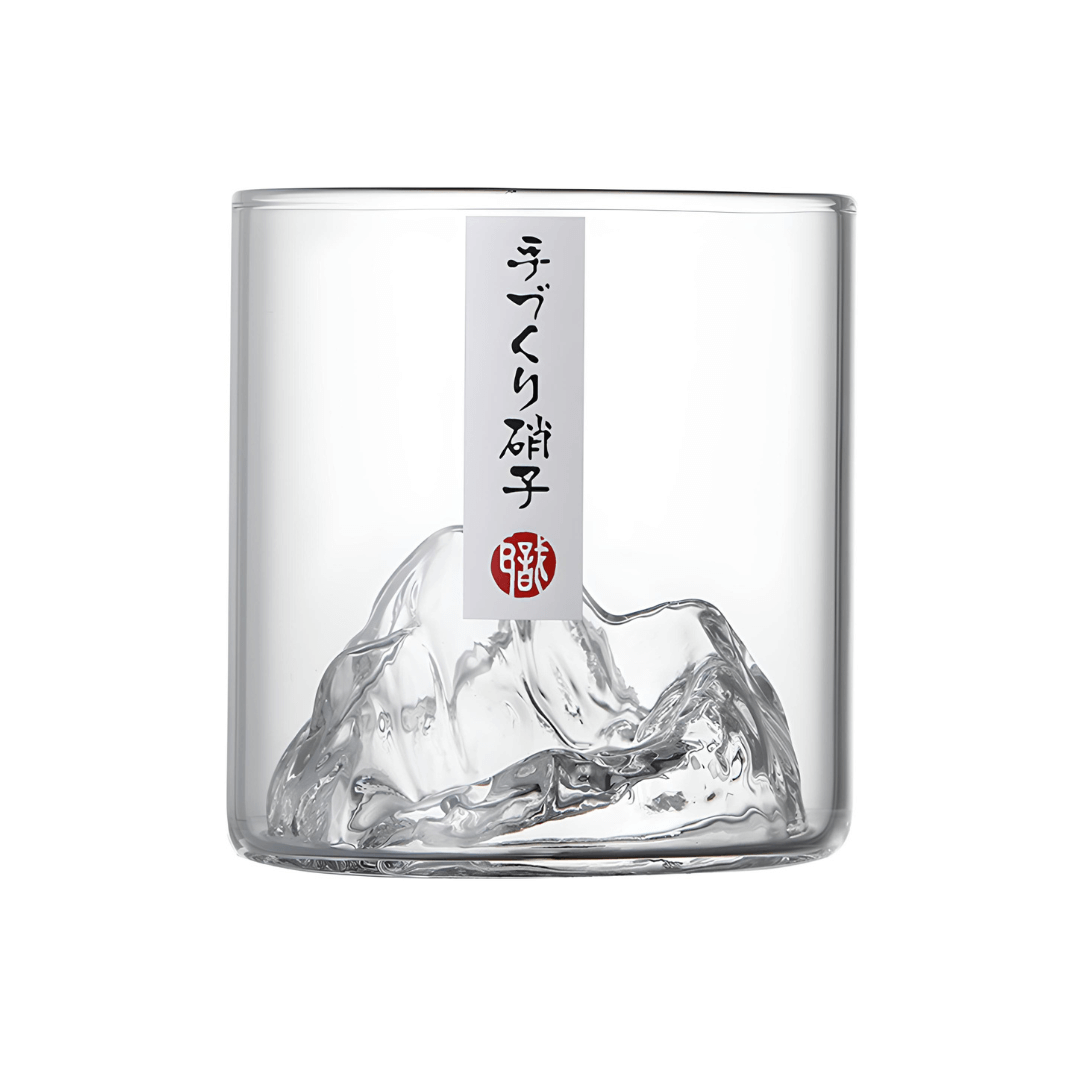 Mount Fuji Japanese Crystal Whisky Glass - TsukiGlass