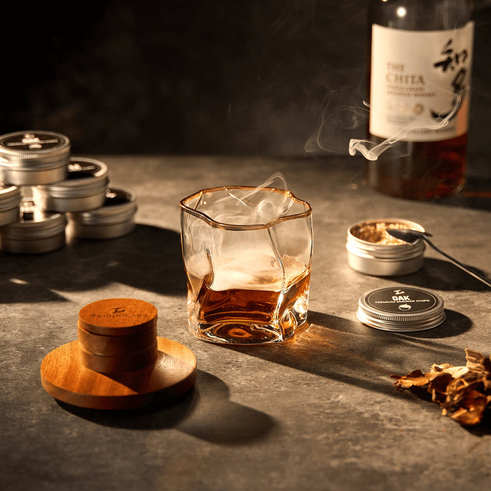Tsuki Smoker Kit For Whisky & Cocktails (With Torch) - TsukiGlass