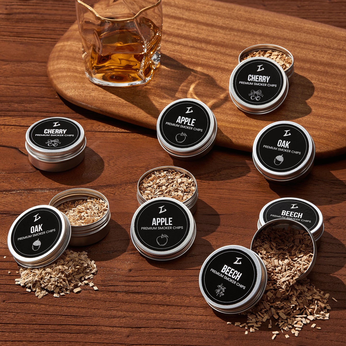 Tsuki Smoker Kit For Whisky & Cocktails (With Torch)