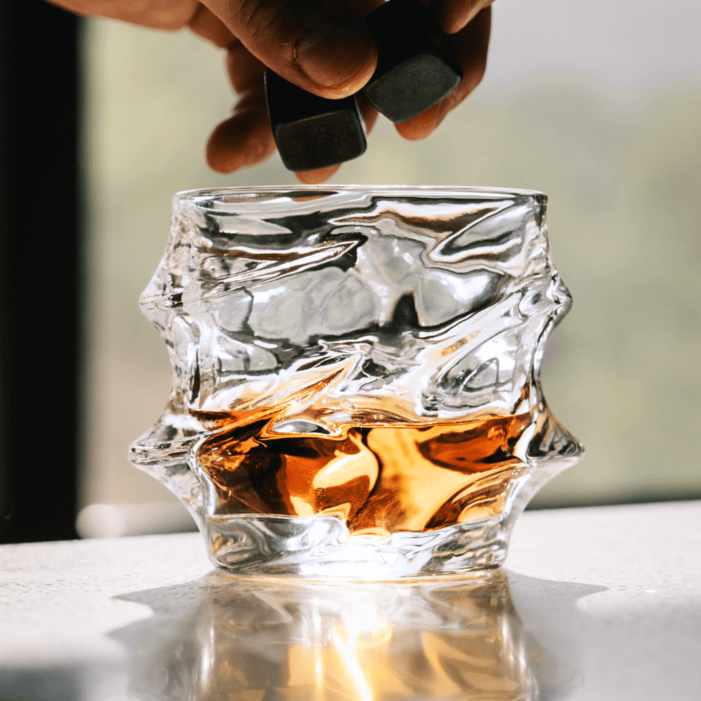 Storm Japanese  Crystal Whisky Glass - New price backup - TsukiGlass