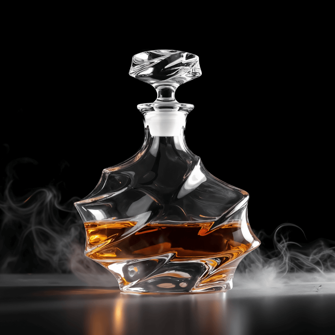 Storm Japanese Crystal Whisky Decanter & Glass Set - TsukiGlass