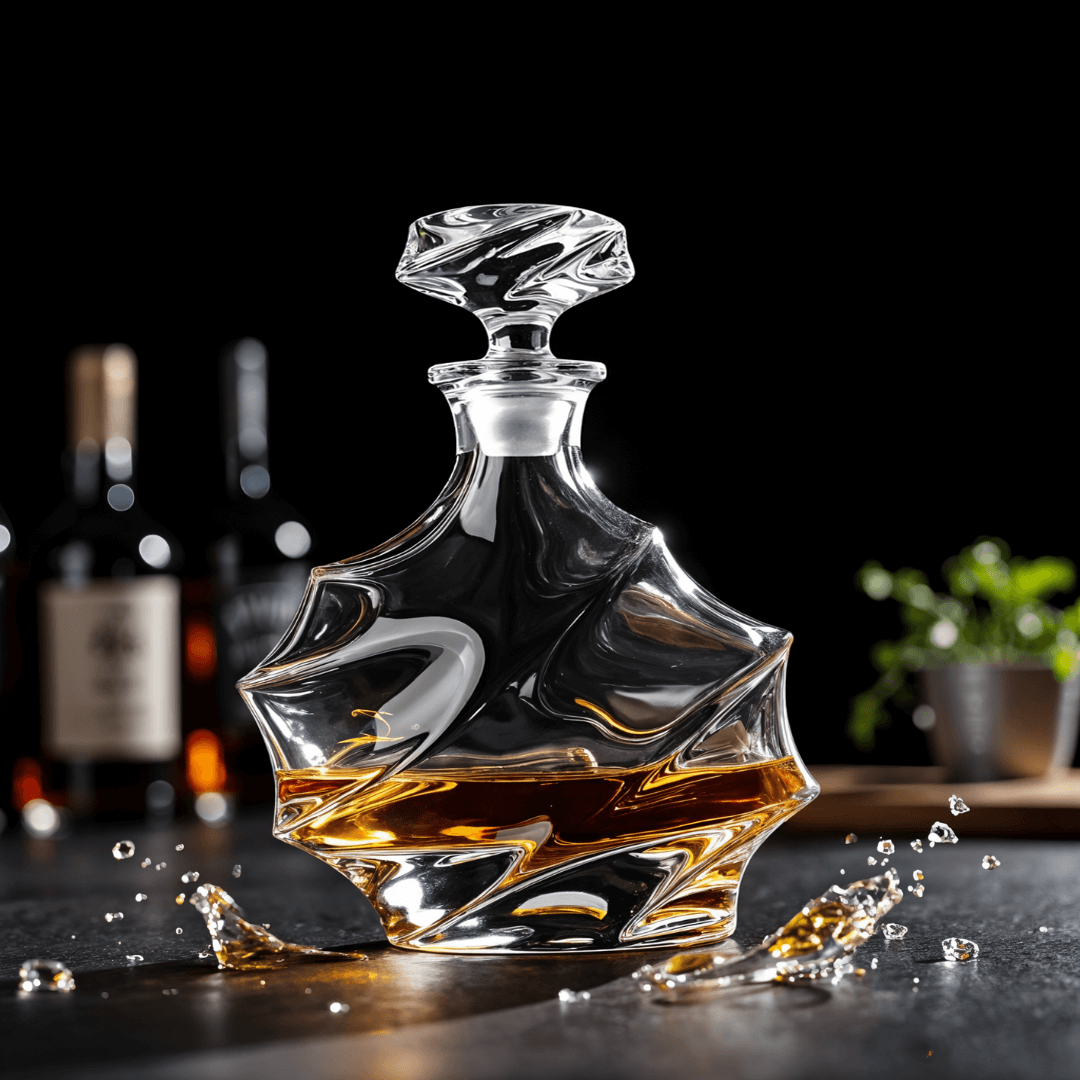 Storm Japanese Crystal Whisky Decanter - TsukiGlass