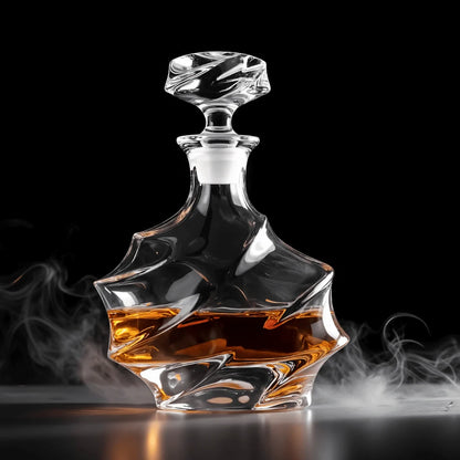 Storm Japanese Crystal Whisky Decanter - TsukiGlass