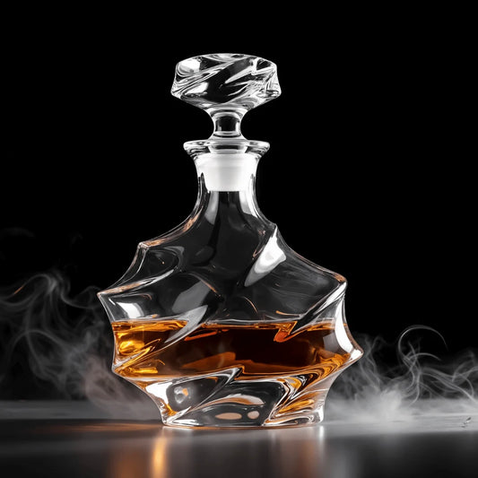 Storm Japanese Crystal Whisky Decanter - TsukiGlass