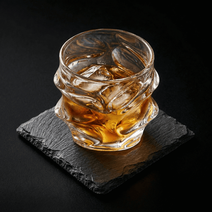 Black Stone Coaster - TsukiGlass