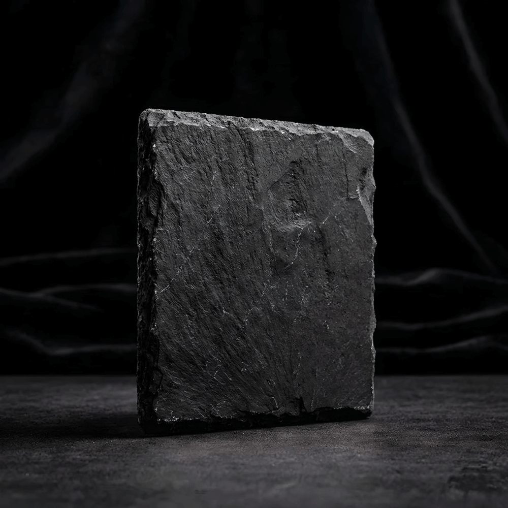 Black Stone Coaster - TsukiGlass