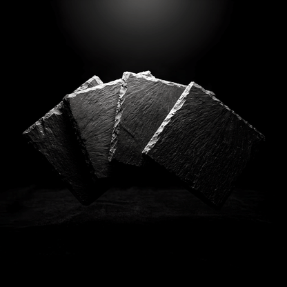 Black Stone Coaster - TsukiGlass