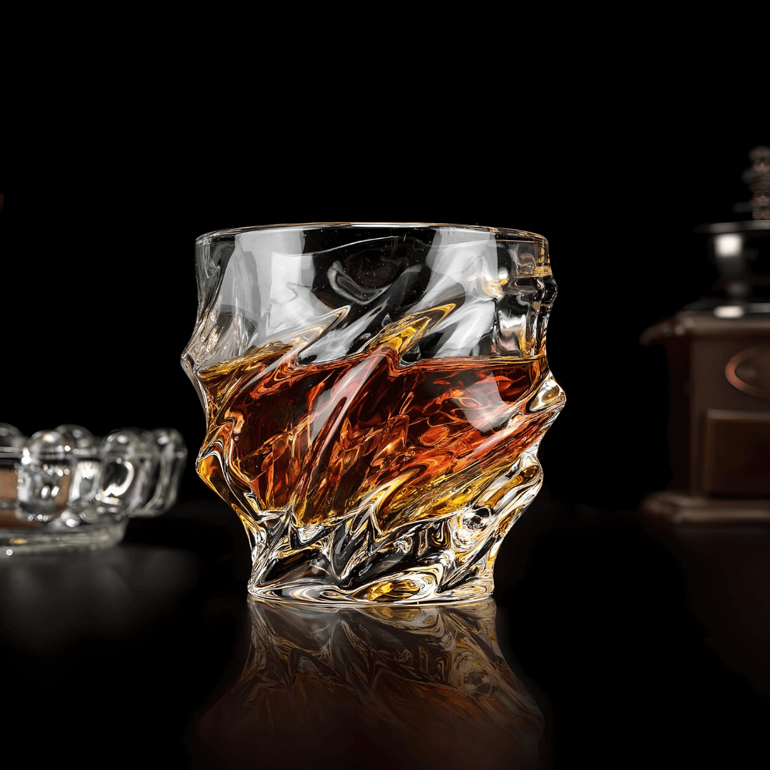 Nami Japanese Crystal Whisky Glass - TsukiGlass