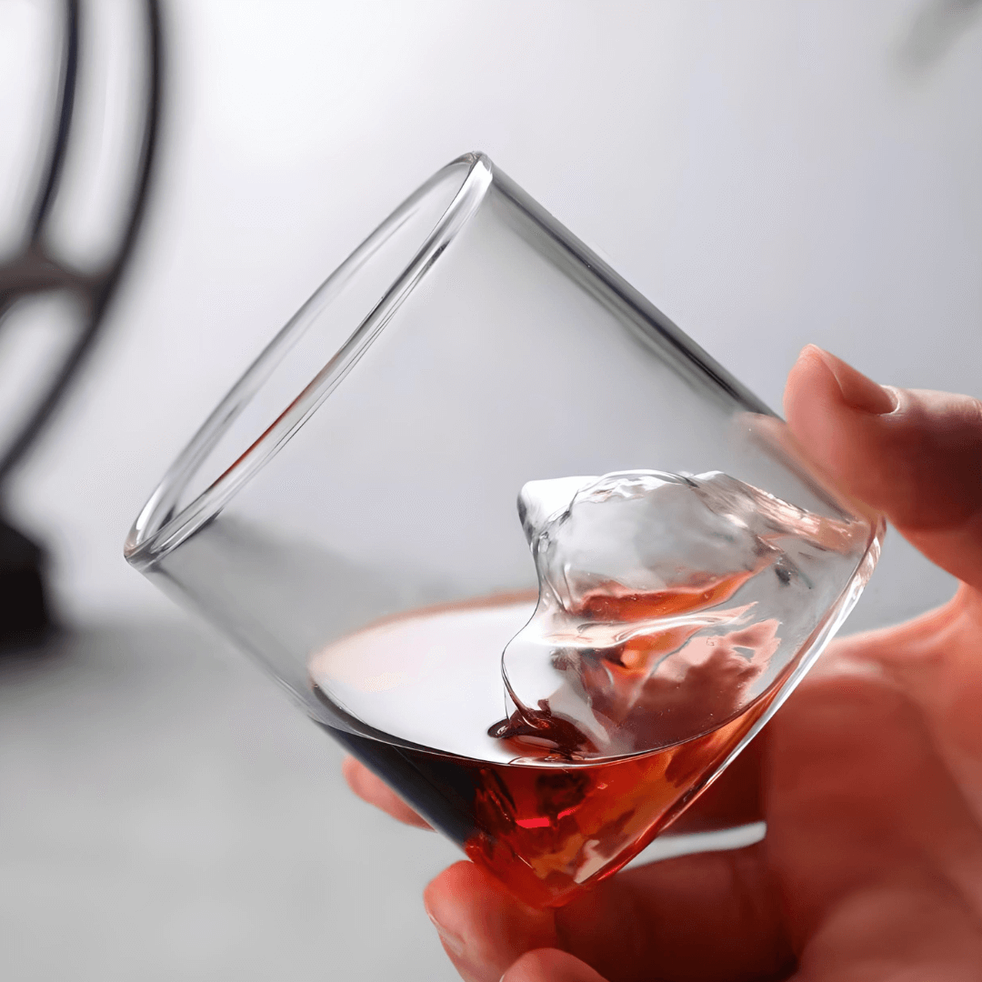 Mount Fuji Japanese Crystal Whisky Glass - TsukiGlass