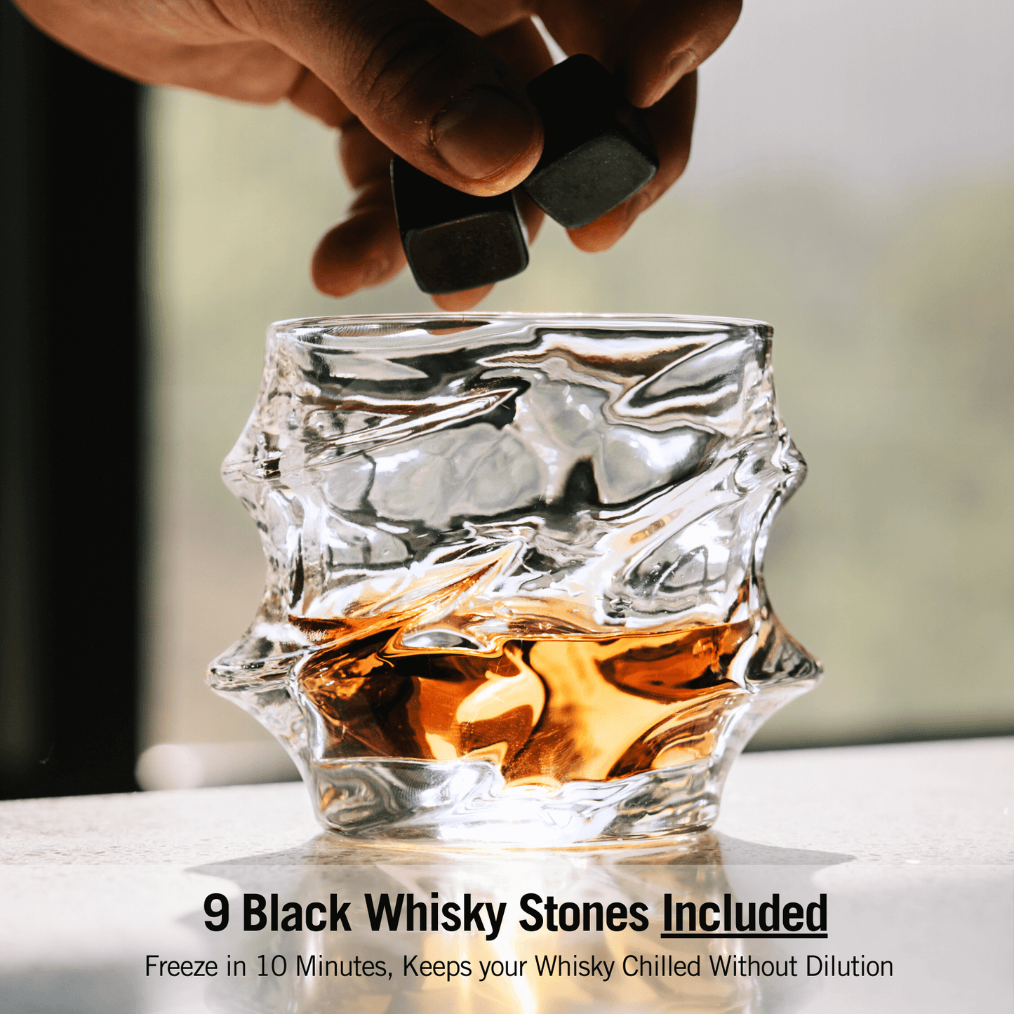 Storm Japanese Crystal Whisky Glasses