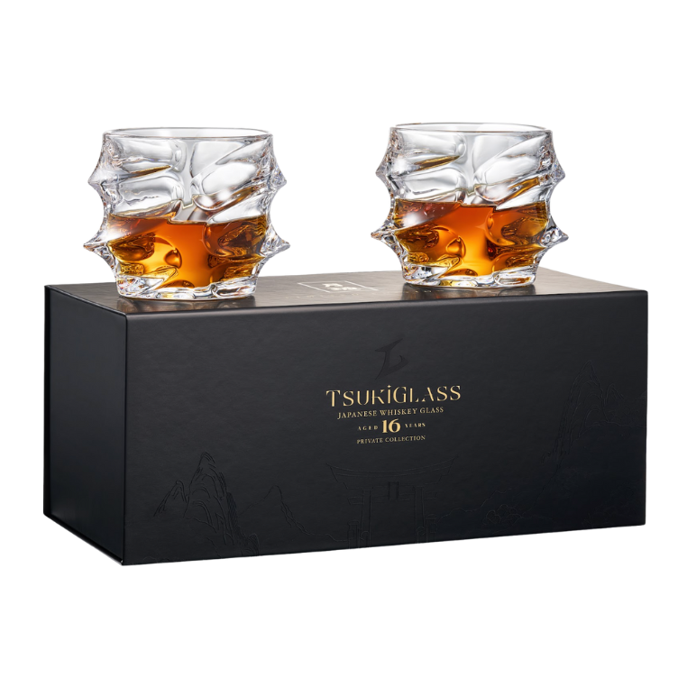Storm Japanese Crystal Whisky Glass