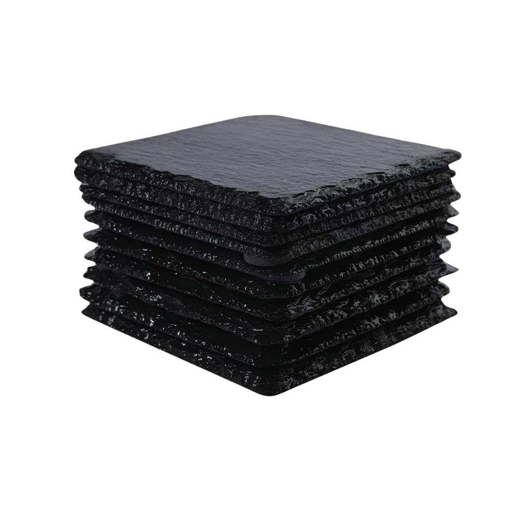 Black Stone Coaster - TsukiGlass