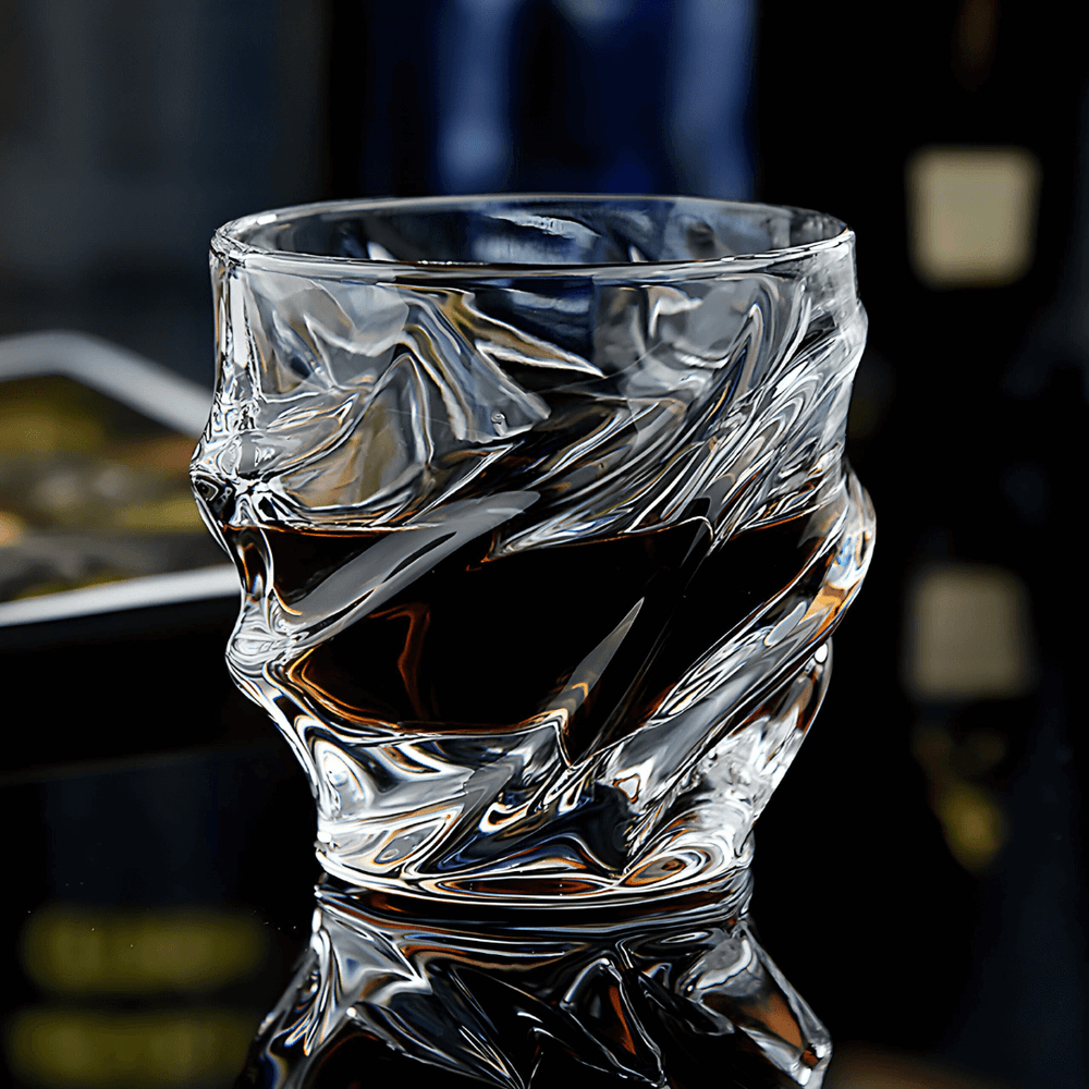 Nami Japanese Crystal Whisky Glass - TsukiGlass