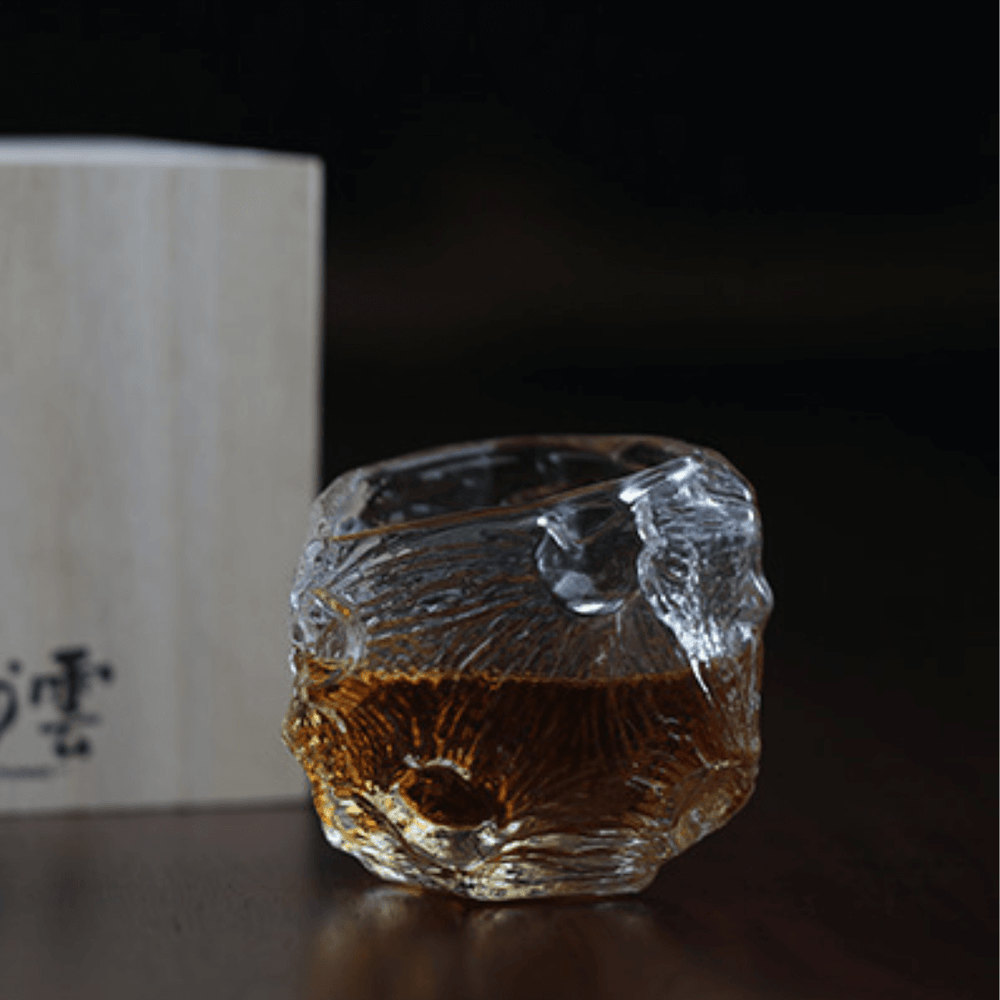 Mori Japanese Crystal Whisky Glass - TsukiGlass