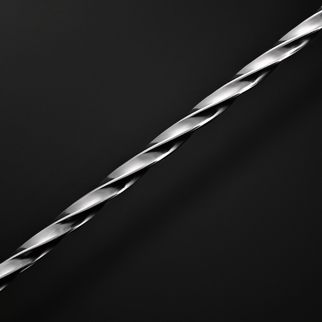 Spiral Mixing Spoon (Stainless Steel) - TsukiGlass