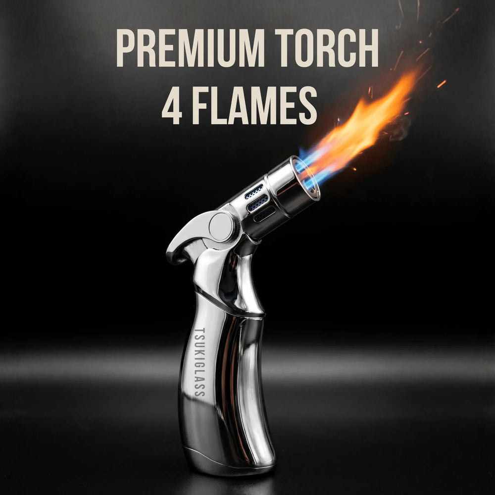 Tsuki Smoker Kit For Whisky & Cocktail (With a Torch) - TsukiGlass