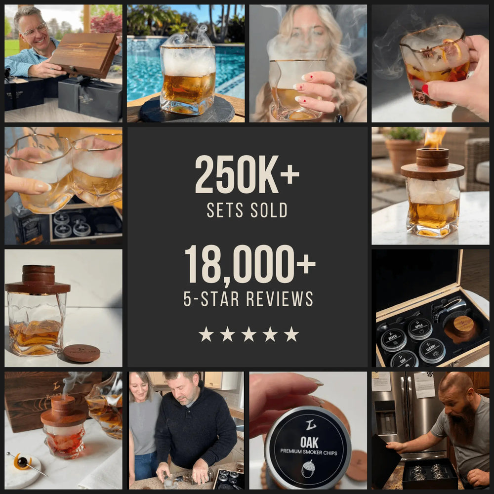 Tsuki Smoker Kit For Whisky & Cocktail (With a Torch) - TsukiGlass