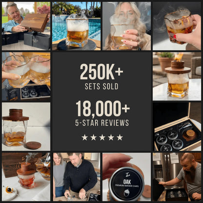 Tsuki Smoker Kit For Whisky & Cocktail (With a Torch) - TsukiGlass