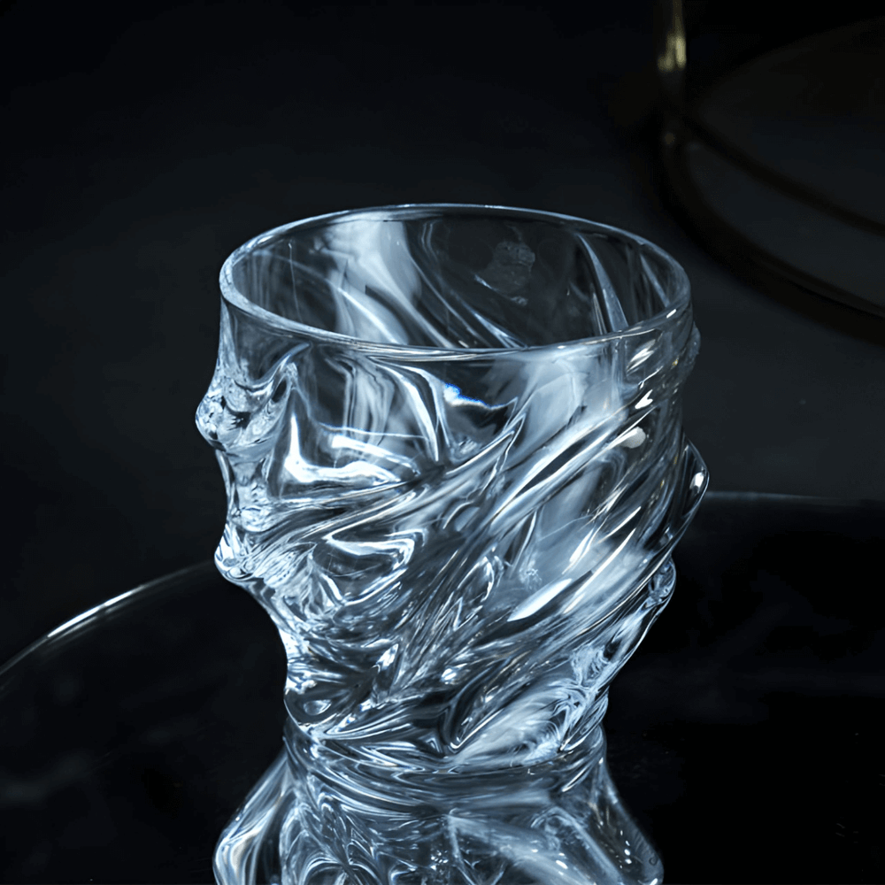 Nami Japanese Crystal Whisky Glass - TsukiGlass