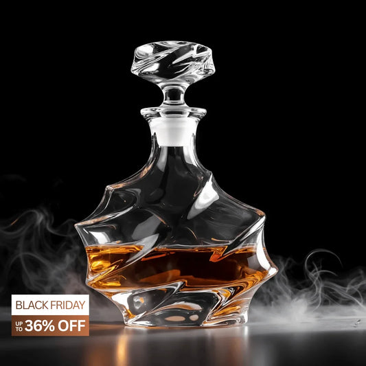 Storm Japanese Crystal Whisky Decanter