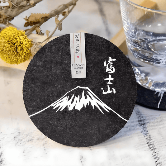 Mount Fuji TsukiGlass Original Coaster - TsukiGlass