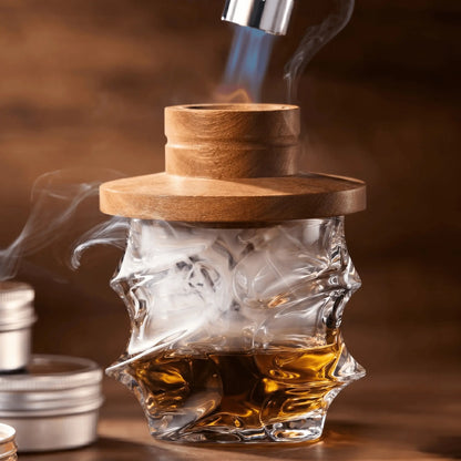 Tsuki Smoker Kit For Whisky & Cocktail (With a Torch) - TsukiGlass