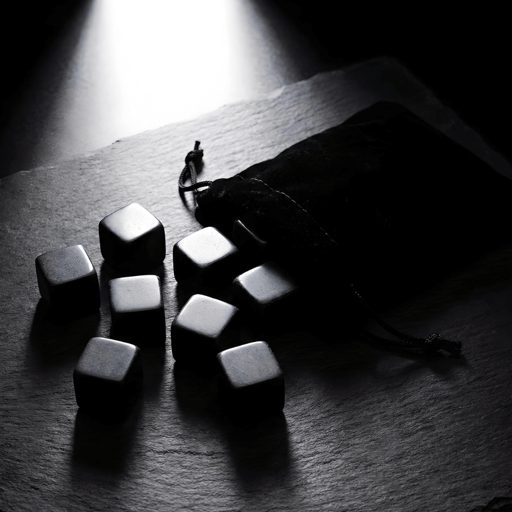 9 Premium Whisky Ice Stones - TsukiGlass