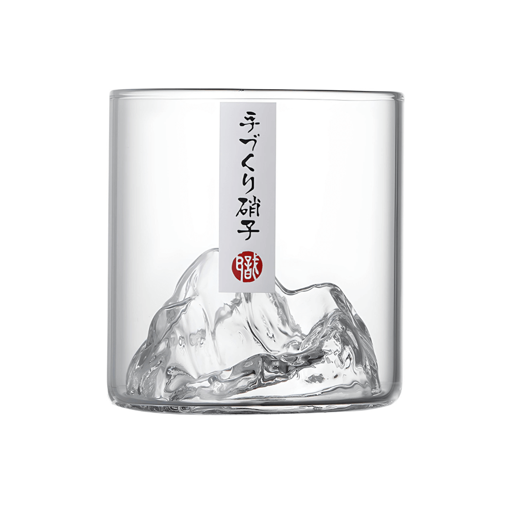 Mount Fuji Japanese Crystal Whisky Glass - TsukiGlass