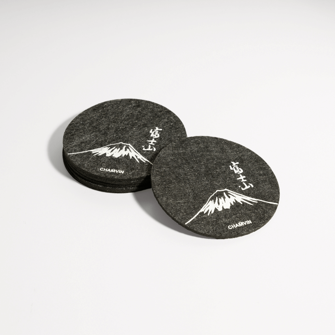 Mount Fuji TsukiGlass Original Coaster - TsukiGlass