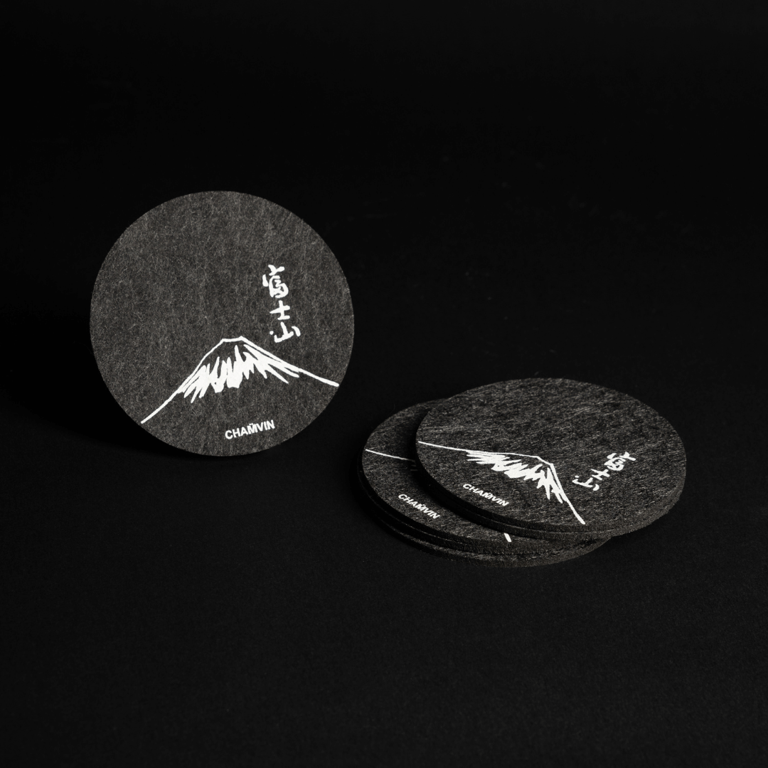 Mount Fuji TsukiGlass Original Coaster - TsukiGlass