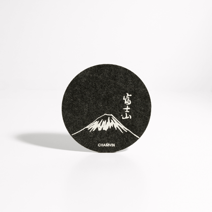 Mount Fuji TsukiGlass Original Coaster - TsukiGlass