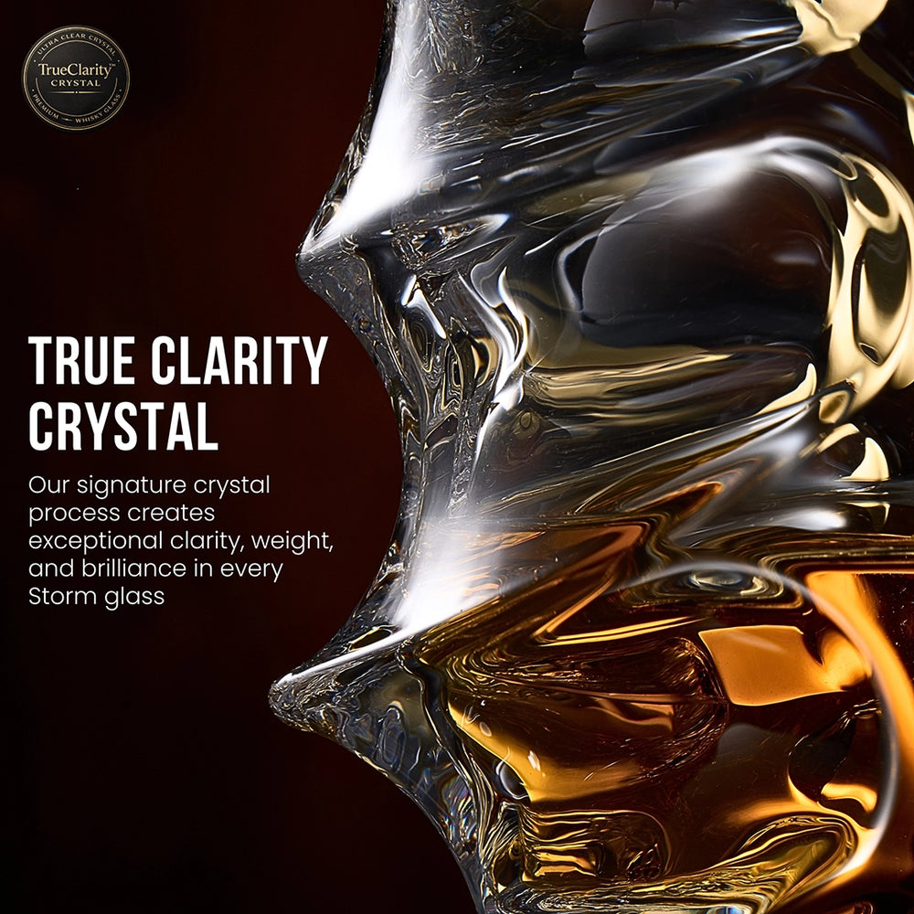 Storm Japanese Crystal Whisky Glass - TsukiGlass
