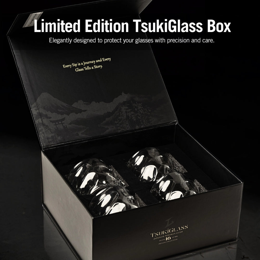 Storm Japanese Crystal Whisky Glass - TsukiGlass