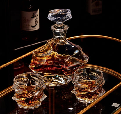 Storm Japanese Crystal Whisky Glass - TsukiGlass