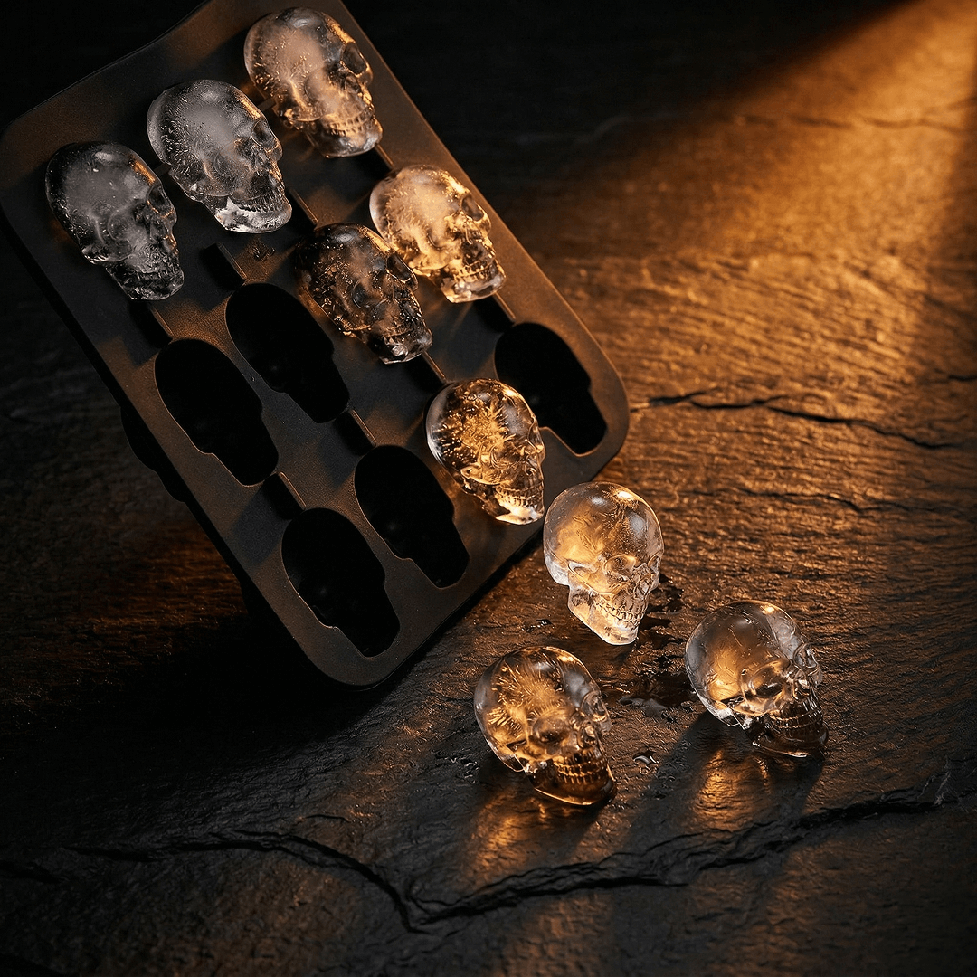 SKULL ICE MOLD - TsukiGlass