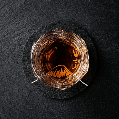Mount Fuji TsukiGlass Original Coaster - TsukiGlass
